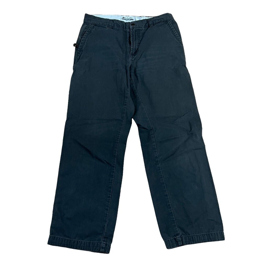 Columbia Women's Pants Chino Flat Front Gray Size 10 Short